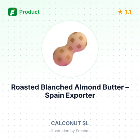 Roasted Blanched Almond Butter – summary card, no photo uploaded yet