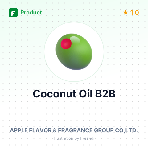Roasted Coconut Oil Flavor – summary card, no photo uploaded yet
