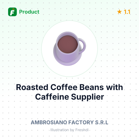 Roasted Coffee Beans with Caffeine – summary card, no photo uploaded yet