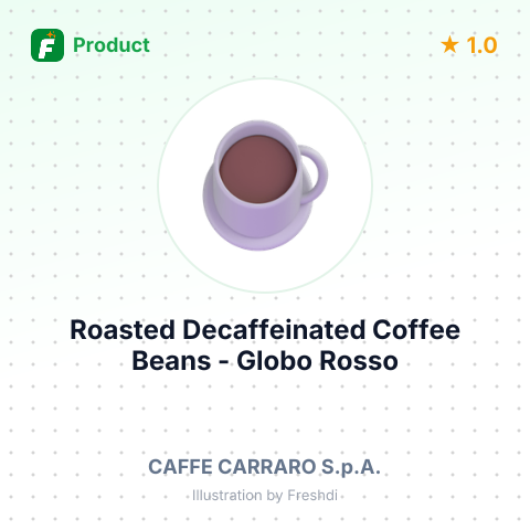 Roasted Decaffeinated Coffee Beans - Globo Rosso – summary card, no photo uploaded yet