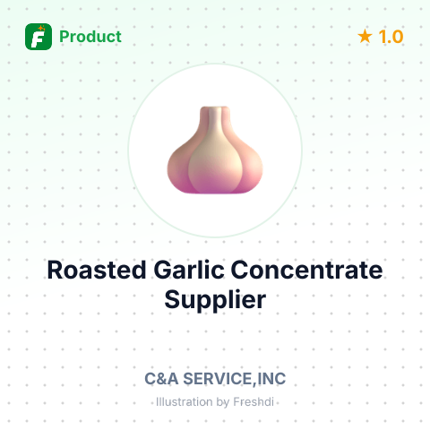 Roasted Garlic Concentrate – summary card, no photo uploaded yet