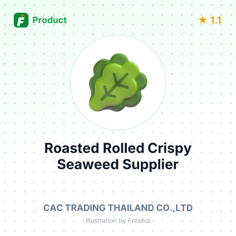Roasted Rolled Crispy Seaweed – summary card, no photo uploaded yet