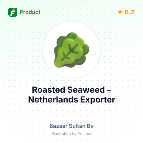 Roasted Seaweed – summary card, no photo uploaded yet