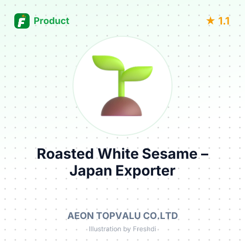 Roasted White Sesame – summary card, no photo uploaded yet