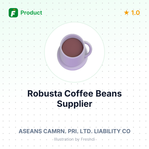 Robusta Coffee Beans – summary card, no photo uploaded yet