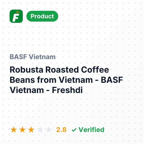 Robusta Roasted Coffee Beans – summary card, no photo uploaded yet