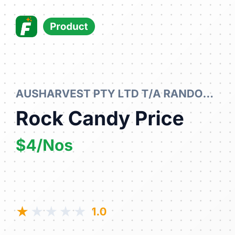 Rock Candy - Chocolate Mint Flavor – summary card, no photo uploaded yet