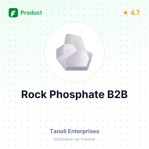 Rock Phosphate Lumps, Fines & Mesh – summary card, no photo uploaded yet