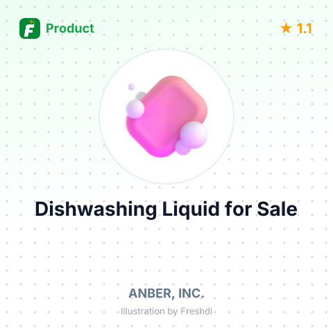 Rocket Lemon Dishwashing Liquid – product summary card, no photo uploaded yet