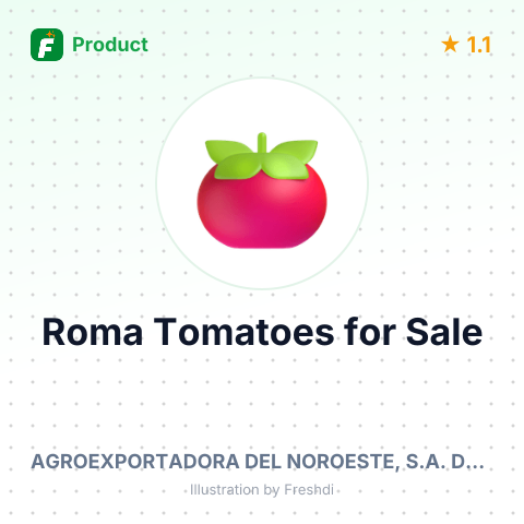 Roma Tomatoes 25 lbs – summary card, no photo uploaded yet