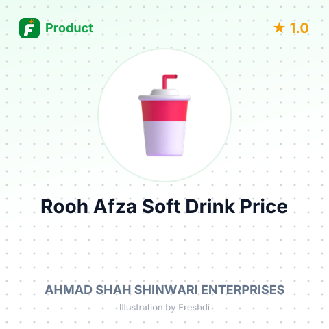 Rooh Afza Soft Drink – summary card, no photo uploaded yet