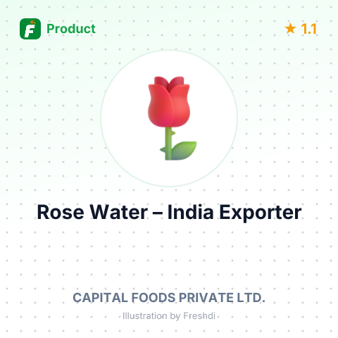 Rose Water – summary card, no photo uploaded yet