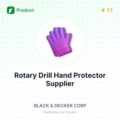 Rotary Drill Hand Protector – summary card, no photo uploaded yet