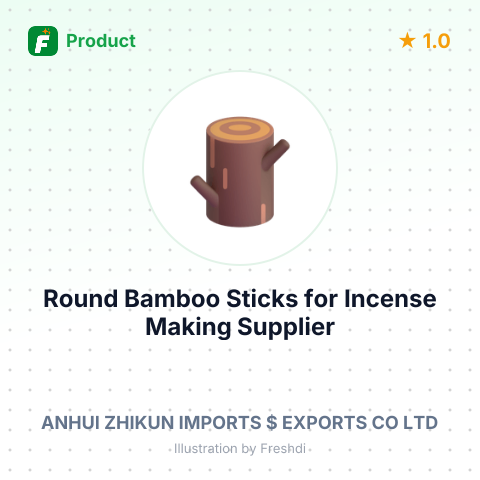 Round Bamboo Sticks for Incense Making – summary card, no photo uploaded yet