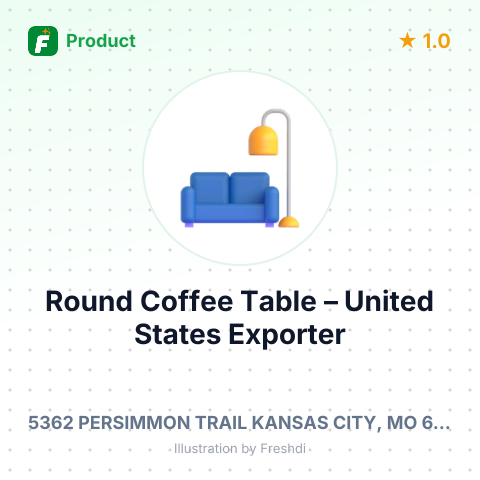 Round Coffee Table – summary card, no photo uploaded yet