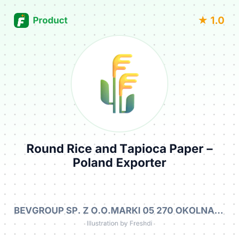 Round Rice and Tapioca Paper – summary card, no photo uploaded yet