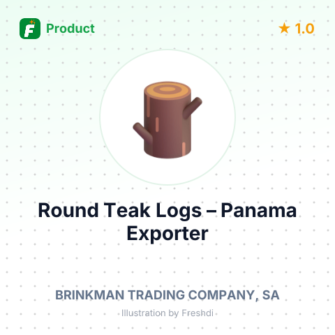 Round Teak Logs – summary card, no photo uploaded yet