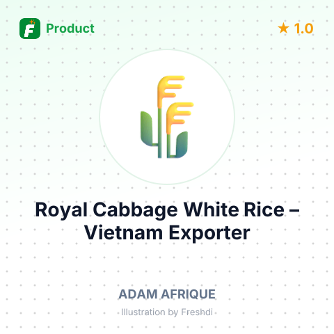Royal Cabbage White Rice (25 kg bags) – summary card, no photo uploaded yet