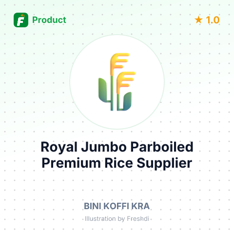 Royal Jumbo Parboiled Premium Rice – summary card, no photo uploaded yet