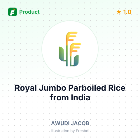 Royal Jumbo Parboiled Rice – summary card, no photo uploaded yet