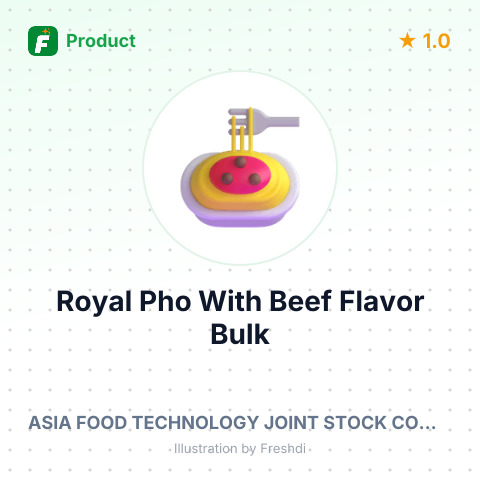 Royal Pho with Beef Flavor in Packets – summary card, no photo uploaded yet
