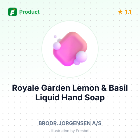 Royale Garden Lemon & Basil Liquid Hand Soap – summary card, no photo uploaded yet