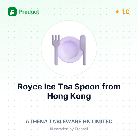 Royce Ice Tea Spoon – summary card, no photo uploaded yet