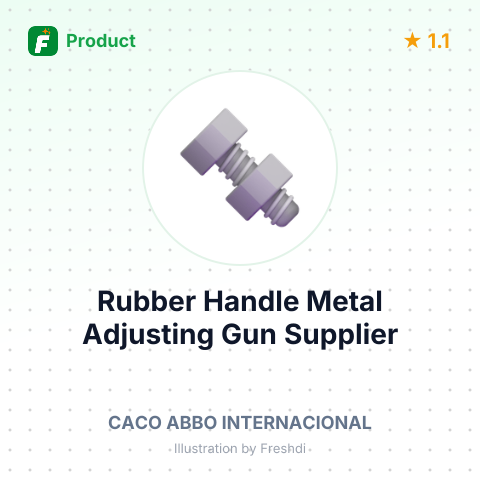 Rubber Handle Metal Adjusting Gun – summary card, no photo uploaded yet