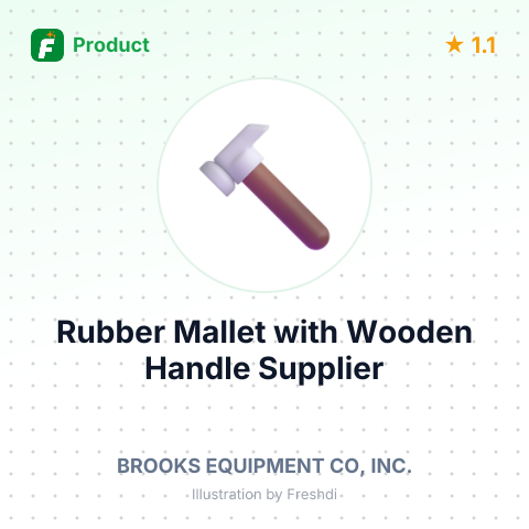 Rubber Mallet with Wooden Handle – summary card, no photo uploaded yet