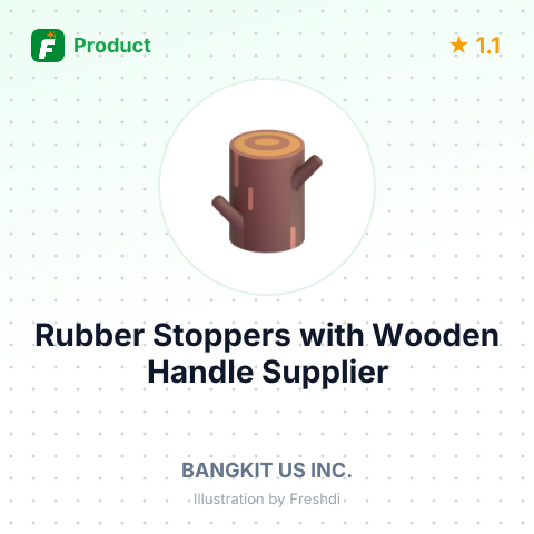 Rubber Stoppers with Wooden Handle – summary card, no photo uploaded yet