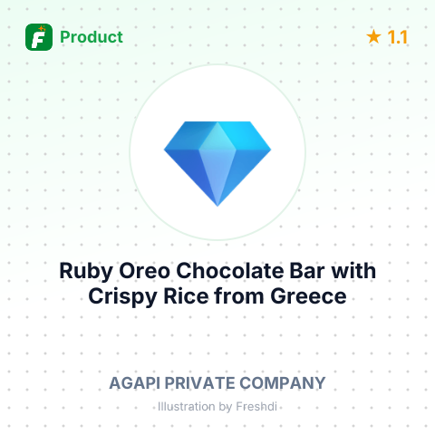 Ruby Oreo Chocolate Bar with Crispy Rice – summary card, no photo uploaded yet