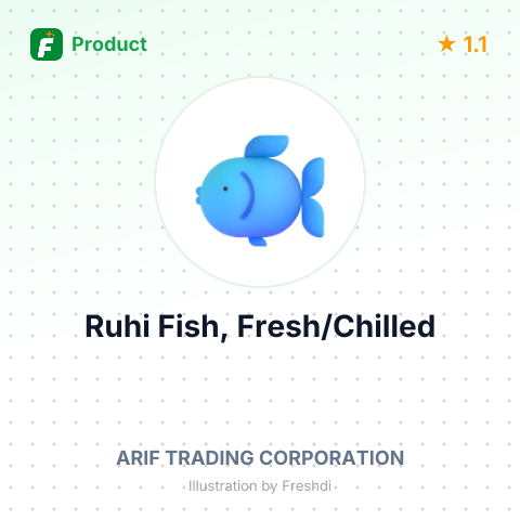 Ruhi Fish, Fresh/Chilled – summary card, no photo uploaded yet