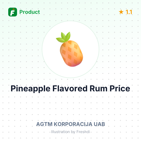 Rum with Pineapple Flavor – summary card, no photo uploaded yet
