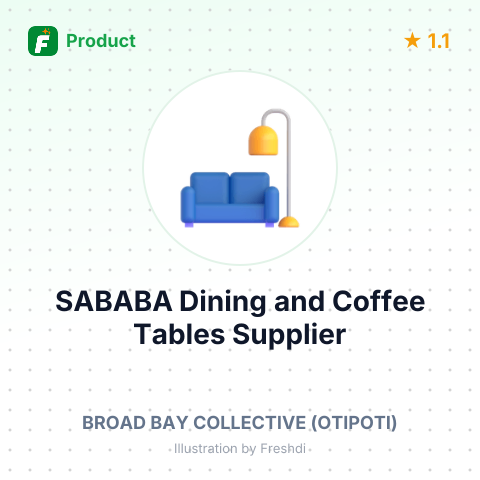 SABABA Dining and Coffee Tables – summary card, no photo uploaded yet