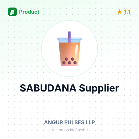SABUDANA (Tapioca Pearls) – summary card, no photo uploaded yet