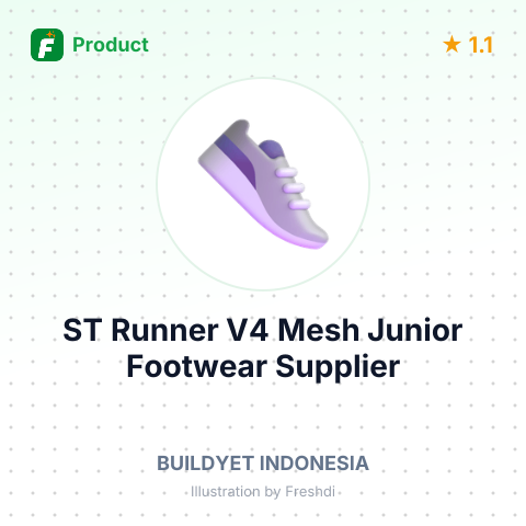 ST Runner V4 Mesh Junior Footwear – summary card, no photo uploaded yet