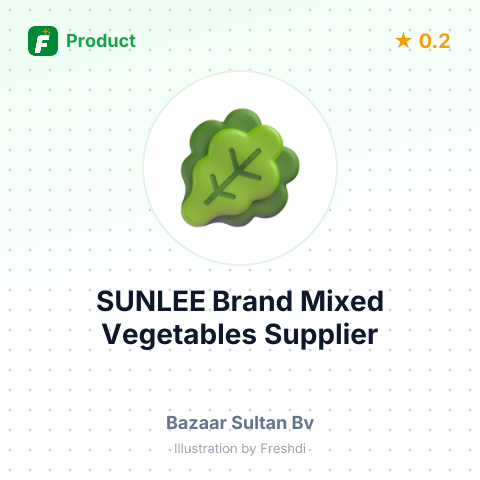 SUNLEE Brand Mixed Vegetables – summary card, no photo uploaded yet