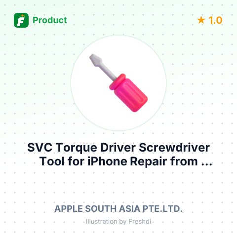 SVC Torque Driver Screwdriver Tool for iPhone Repair – summary card, no photo uploaded yet