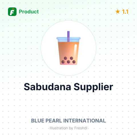 Sabudana (Tapioca Pearls) – summary card, no photo uploaded yet