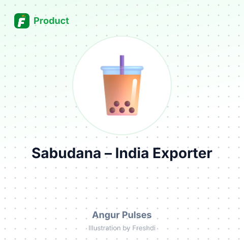 Sabudana (Tapioca Pearls) – summary card, no photo uploaded yet