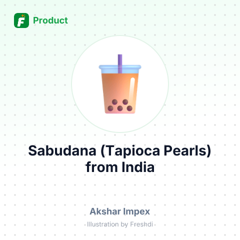 Sabudana (Tapioca Pearls) – summary card, no photo uploaded yet