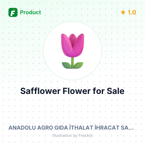 Safflower Flower – summary card, no photo uploaded yet
