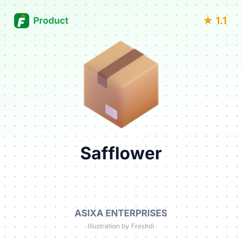 Safflower – summary card, no photo uploaded yet
