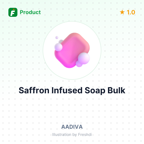 Saffron Infused Soap – summary card, no photo uploaded yet