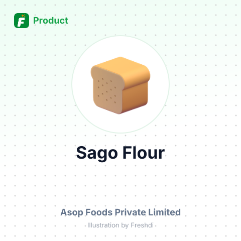 Sago Flour – summary card, no photo uploaded yet
