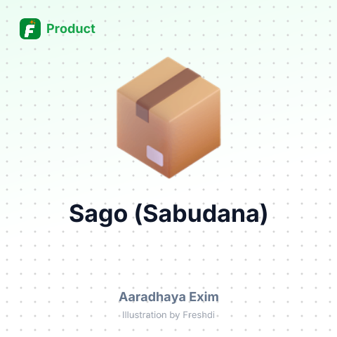 Sago (Sabudana) – summary card, no photo uploaded yet