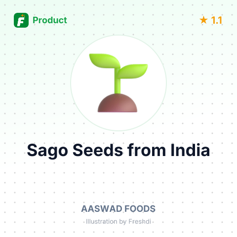 Sago Seeds – summary card, no photo uploaded yet