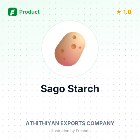 Sago Starch – summary card, no photo uploaded yet