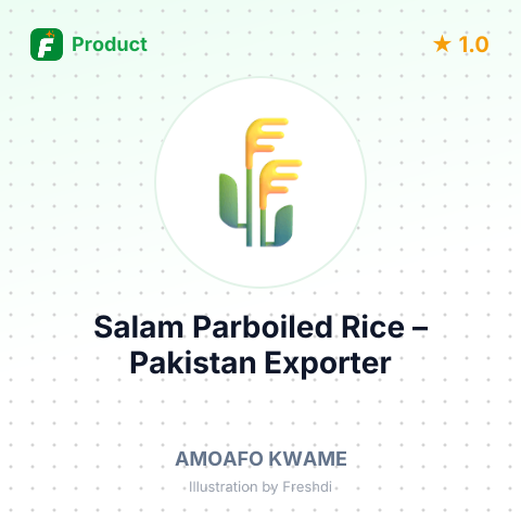 Salam Parboiled Rice – summary card, no photo uploaded yet