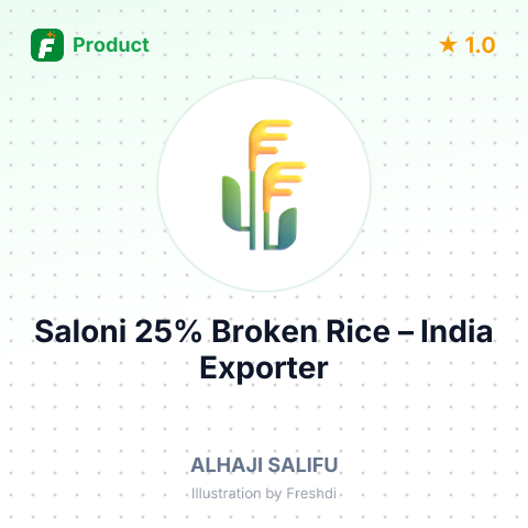 Saloni 25% Broken Rice – summary card, no photo uploaded yet